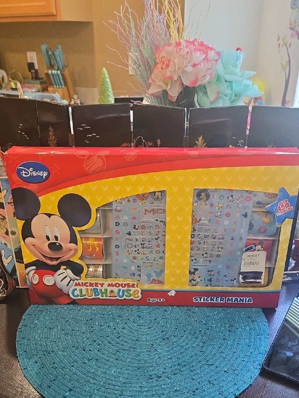 Disney Mickey Mouse Clubhouse Sticker Mania Set - Yellow & Red
